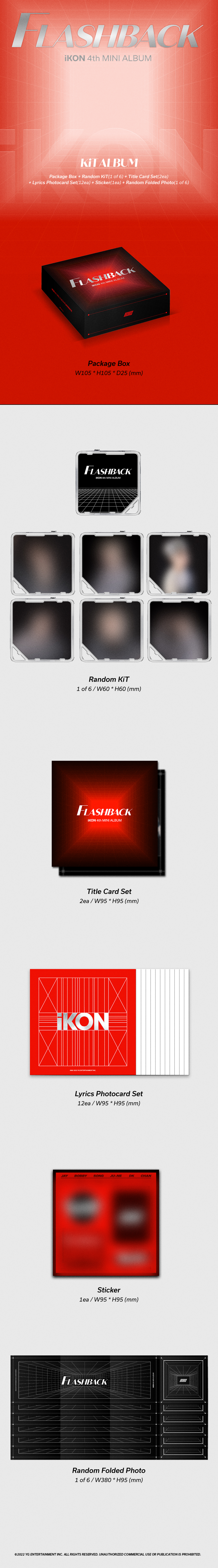 【新品未開封・まとめ売り】iKON / FLASHBACK（10枚セット） jp.ktown4u.com : iKON - ミニアルバム 4集 [FLASHBACK] (KiT)